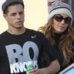  J.Lo recibió el 2012 en Miami Beach, junto a su novio e hijos