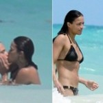 Captan a Michelle Rodríguez «Topless» con su amiga Cara Delevingne