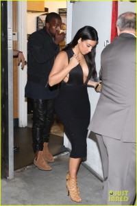 Kim Kardashian and Kanye West pair up for a quiet dinner date at Craig’s