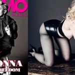 Madonna posa semidesnuda para revista italiana