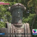 Rechazan la gigantesca la estatua de Cristóbal Colón en Puerto Rico