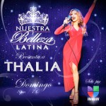 Thalia y Elvis Crespo en Nuestra Belleza Latina
