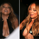 ¡Pezón al aire! Mariah Carey sufre falla de vestuario