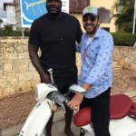 De jangueo Juan Luis Guerra y Shaquille O’neal