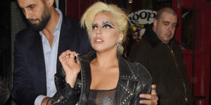 LONDON, ENGLAND - JUNE 09:  Lady Gaga is seen in Soho after her Royal Albert Hall concert with Tony Bennett is cancelled due to Bennett falling ill on June 9, 2015 in London, England.  (Photo by Keith Hewitt/GC Images)