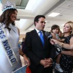 Recibimiento real para nuestra Stephanie Del Valle, Miss Mundo 2016