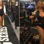 Mariah Carey provoca burlas con tacones y mallas en el gym